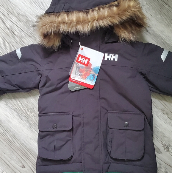 Helly Hansen Kids Legacy Winter Parka Jacket Sz 1 - Picture 7 of 10